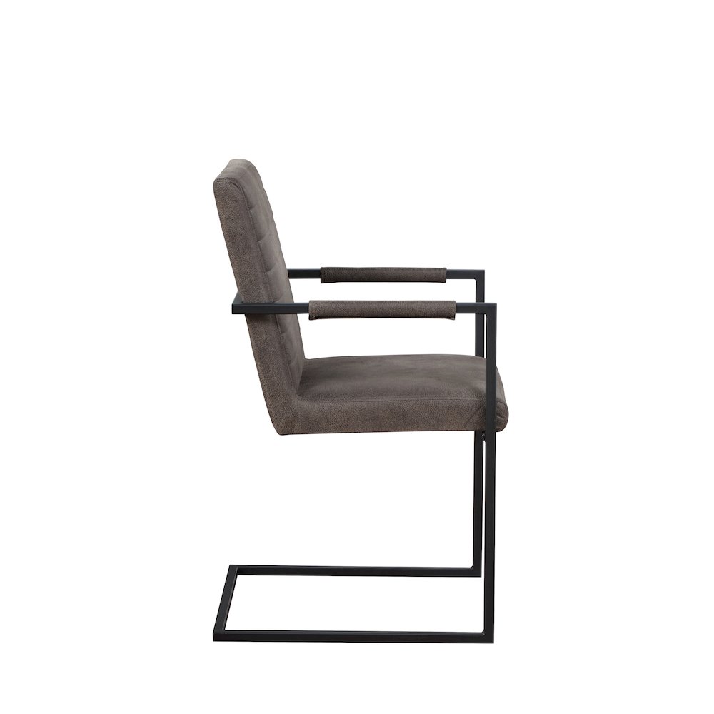 Knolt Fabric Upholstered Armchair (Set of 2). Picture 3