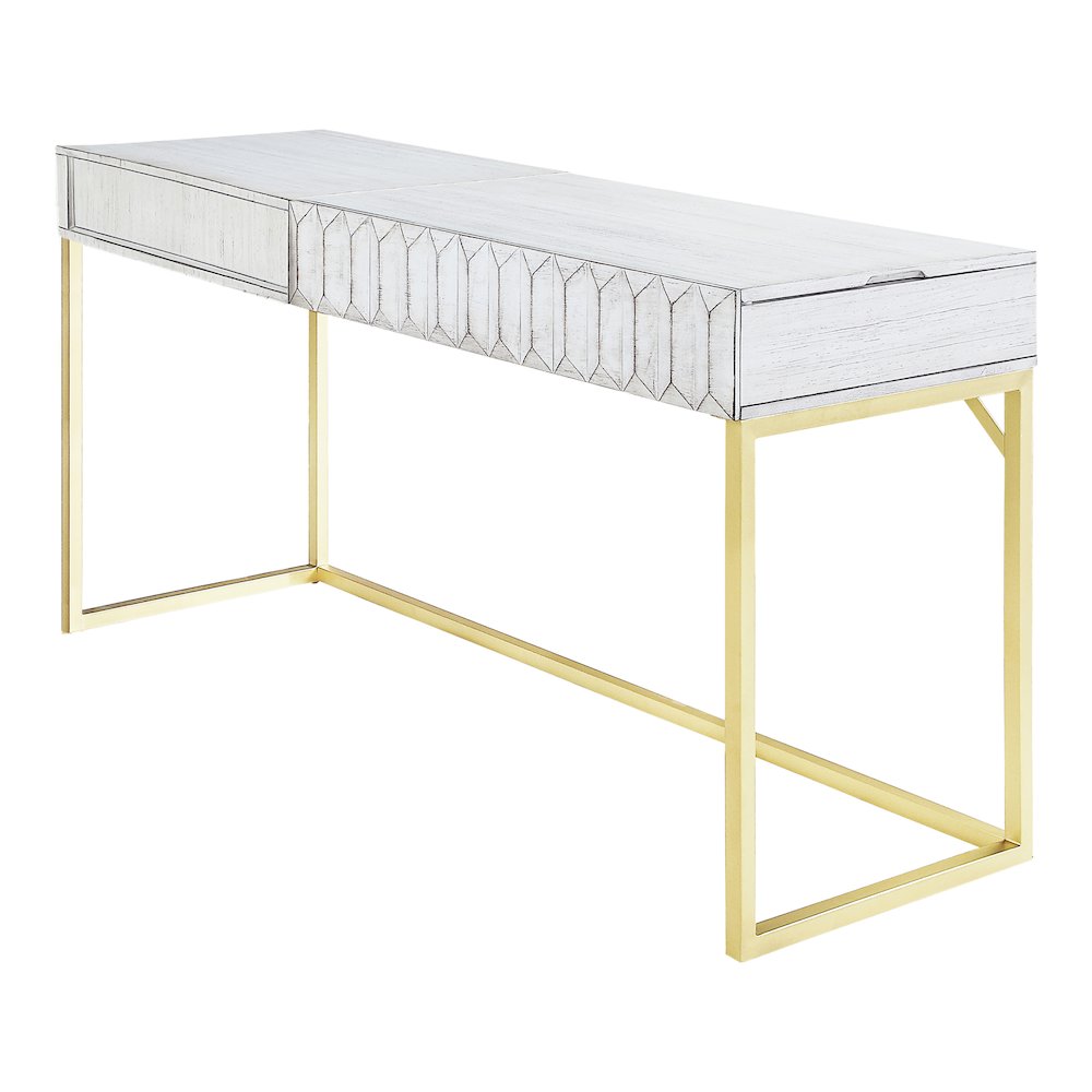 Giffore Contemporary Wood Lift-top Writing Desk. Picture 1