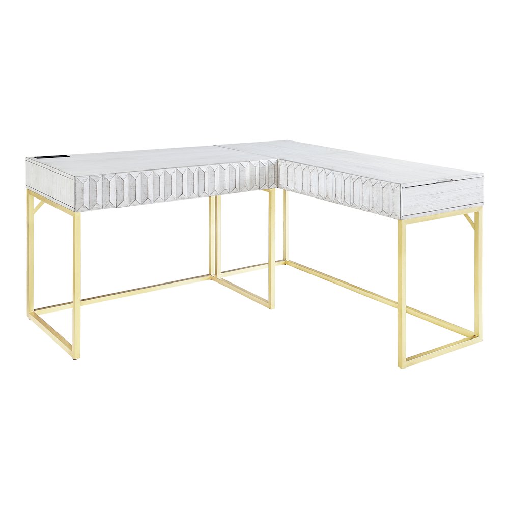 Giffore Wood 2-Piece Writing Desk Set. Picture 1
