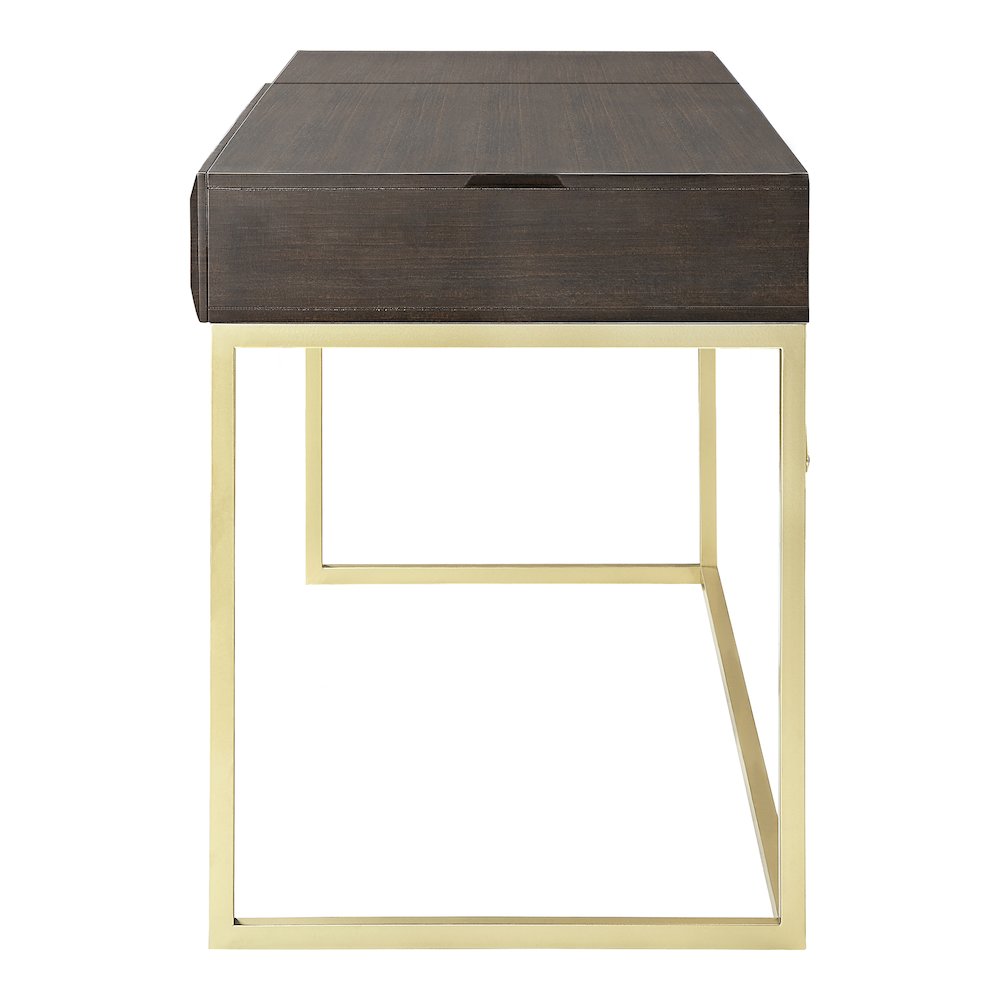 Giffore Contemporary Wood Lift-top Writing Desk. Picture 3
