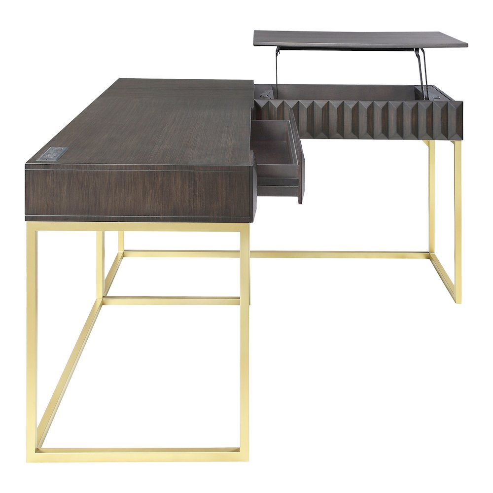 Giffore Wood 2-Piece Writing Desk Set. Picture 2