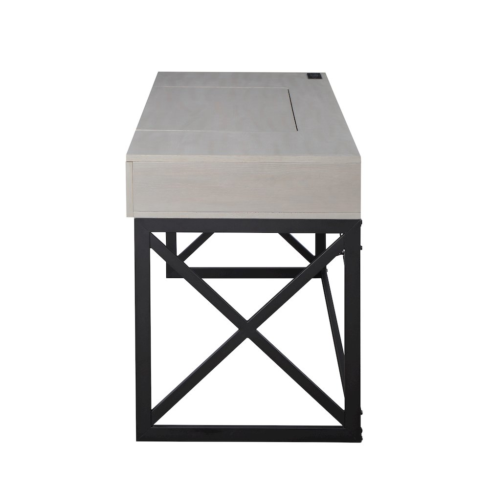 Blagica 60-Inch Wood Lift Top Desk. Picture 3