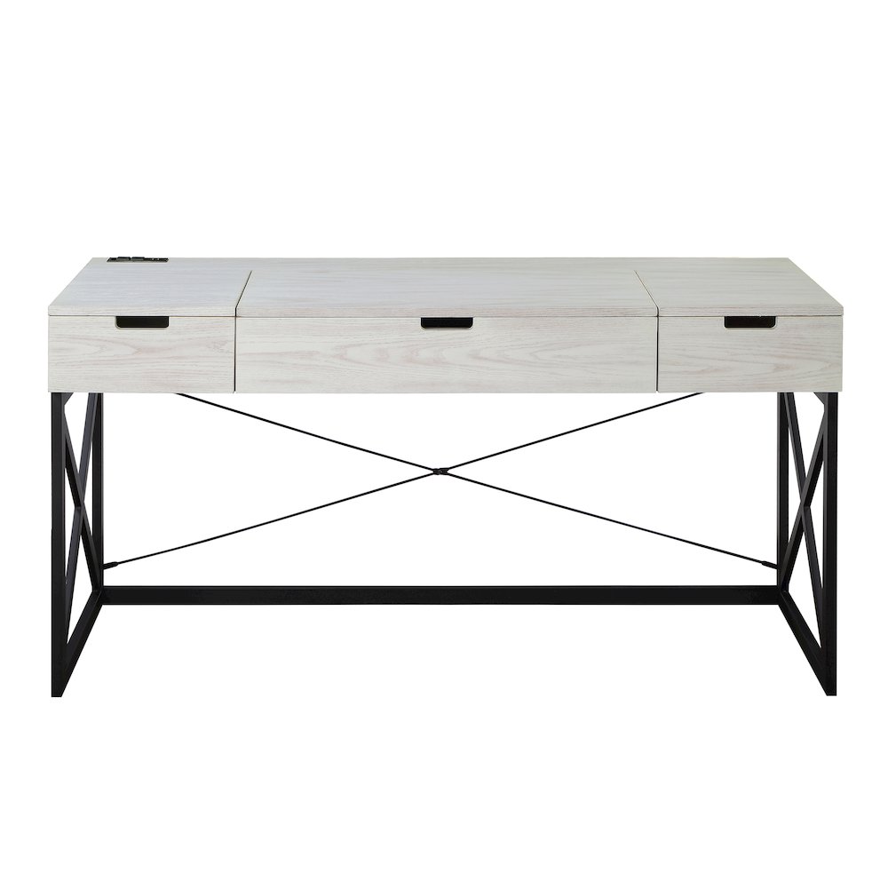 Blagica 60-Inch Wood Lift Top Desk. Picture 3