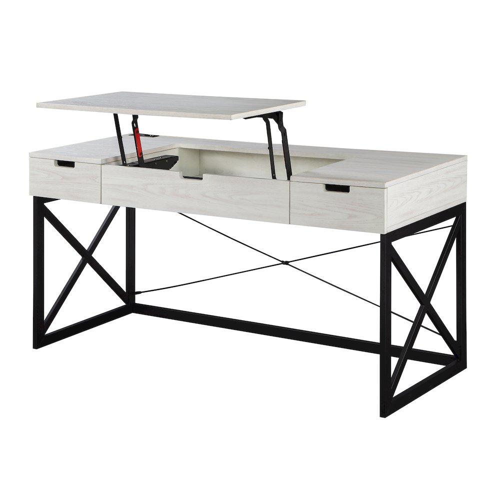 Blagica 60-Inch Wood Lift Top Desk. Picture 1