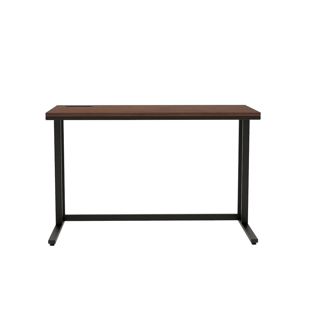 Nillaine Wood Writing Desk with USB. Picture 2