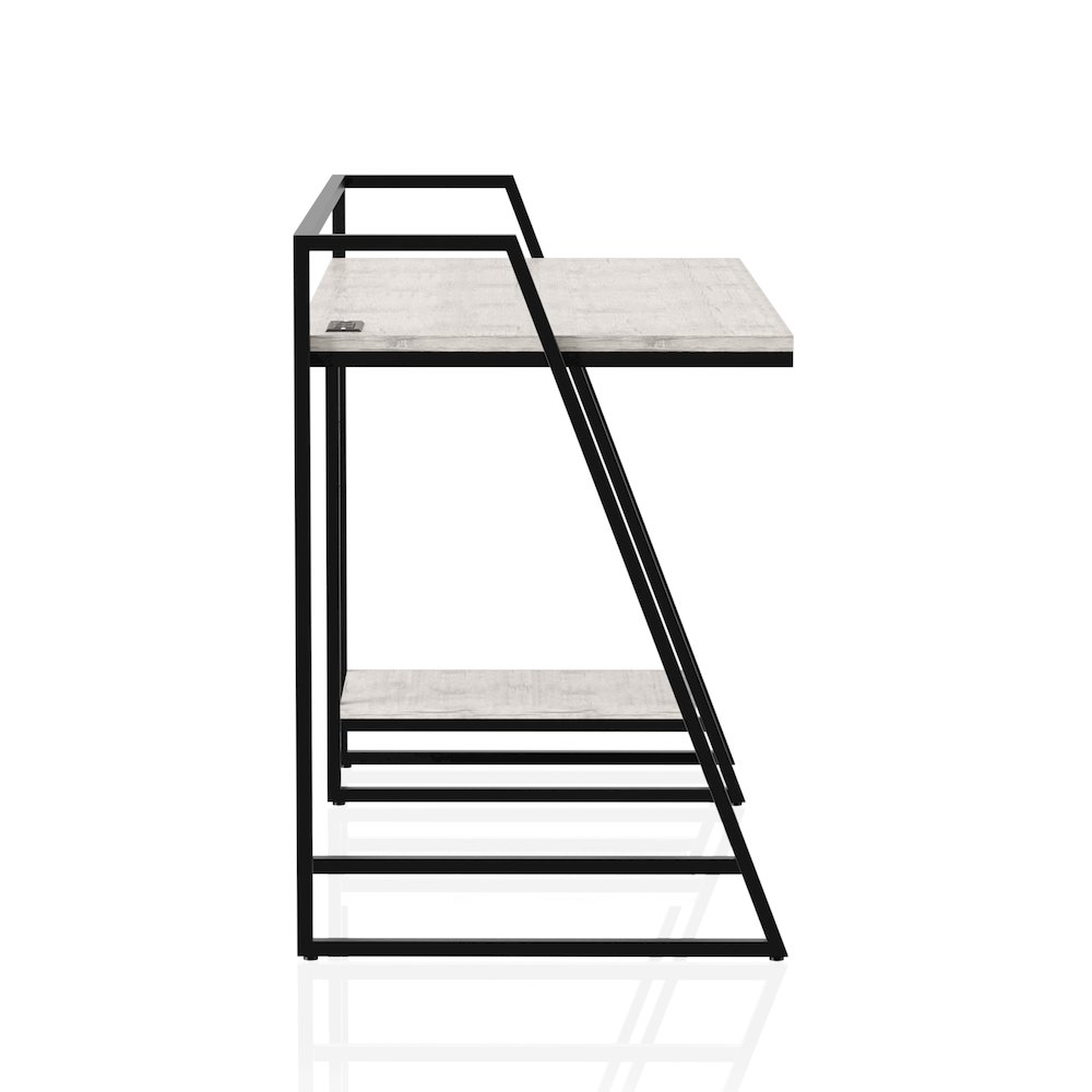 Sanue Metal Writing Desk with USB. Picture 3