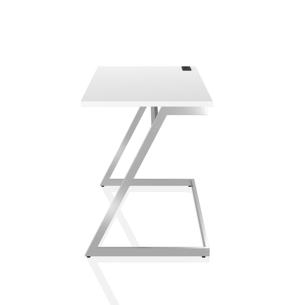 Cornica Metal Writing Desk with USB. Picture 3