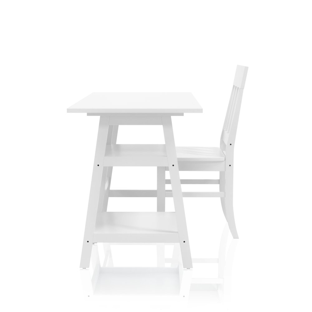 Prenna Wood 2-Piece Writing Desk and Chair Set. Picture 3