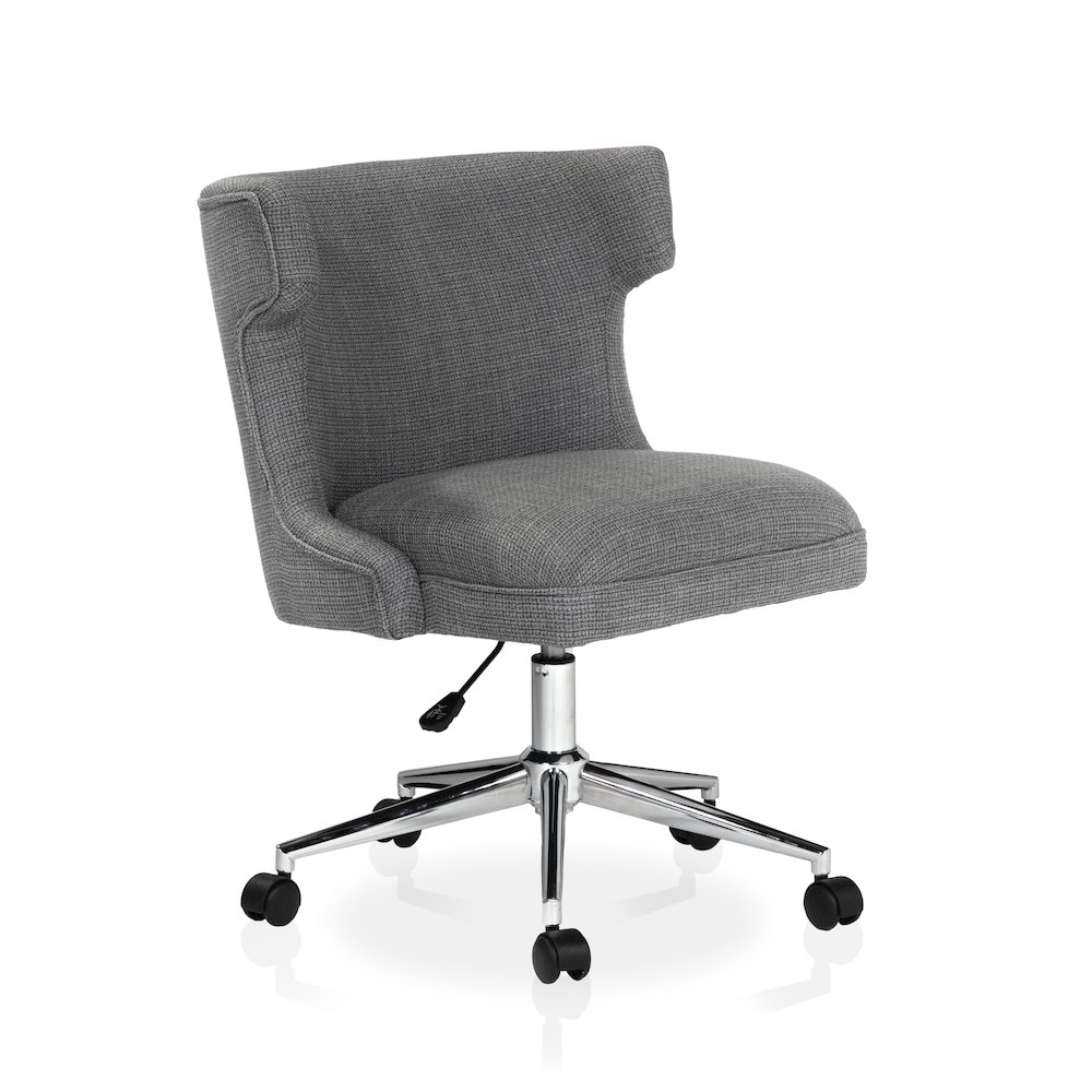 Nillicent Fabric Wing Back Office Chair. Picture 1