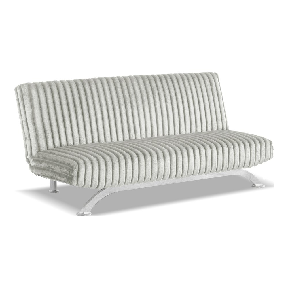 Sturon Upholstered Fabric Futon Sofa Bed. Picture 1