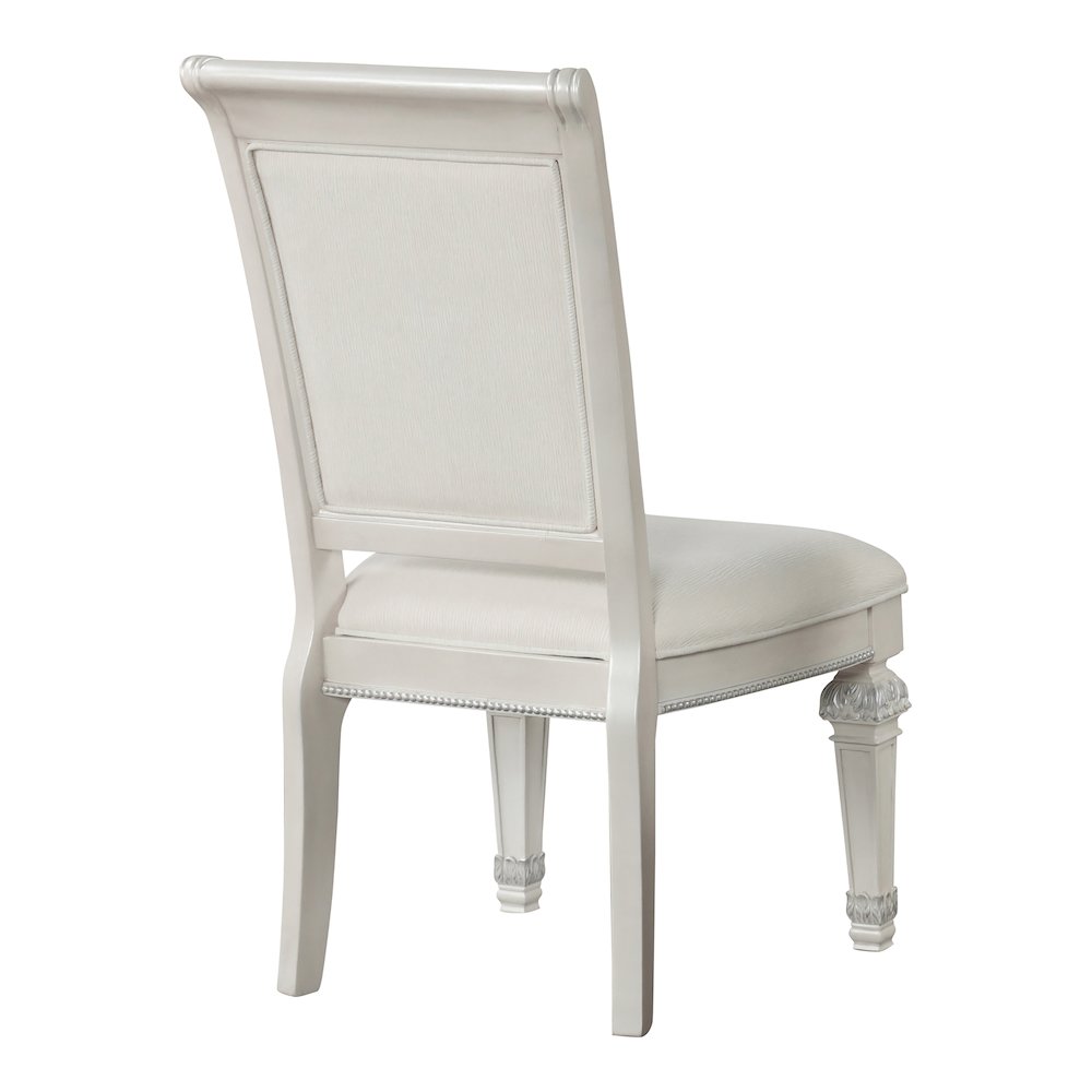 Amelie Ivory Upholstered Dining Side Chair (Set of 2). Picture 3