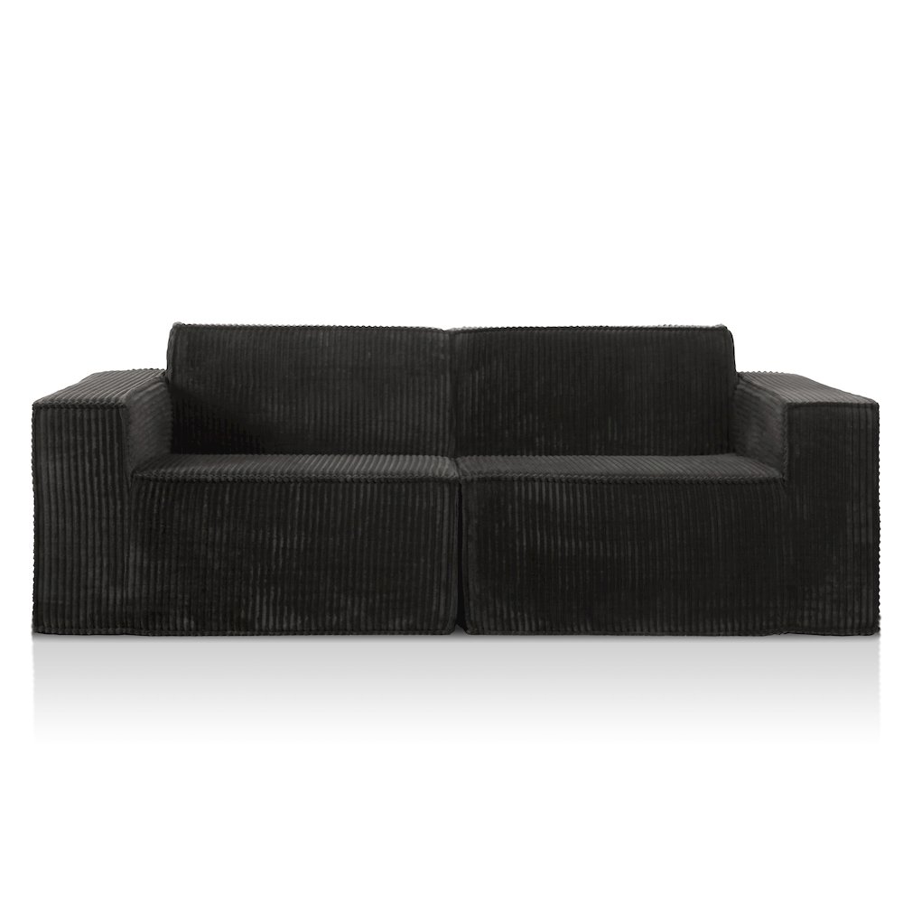 Winkler 81" Chenille High-Density Foam Modular Loveseat. Picture 2