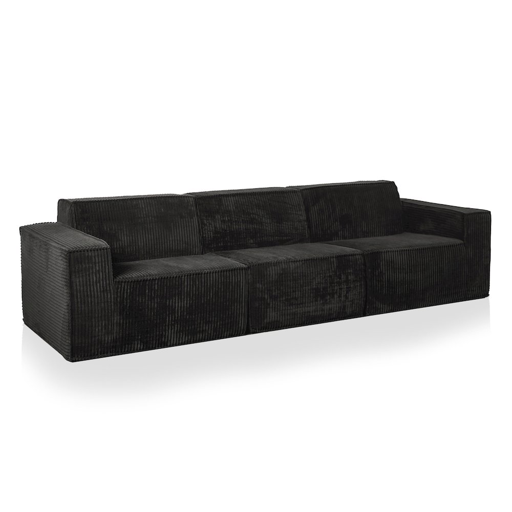 Winkler 112.5" Chenille High-Density Foam Modular Sofa. Picture 1