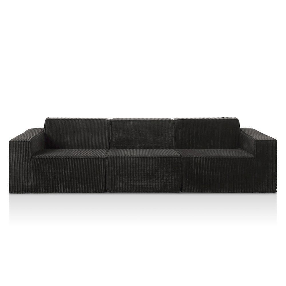 Winkler 112.5" Chenille High-Density Foam Modular Sofa. Picture 2