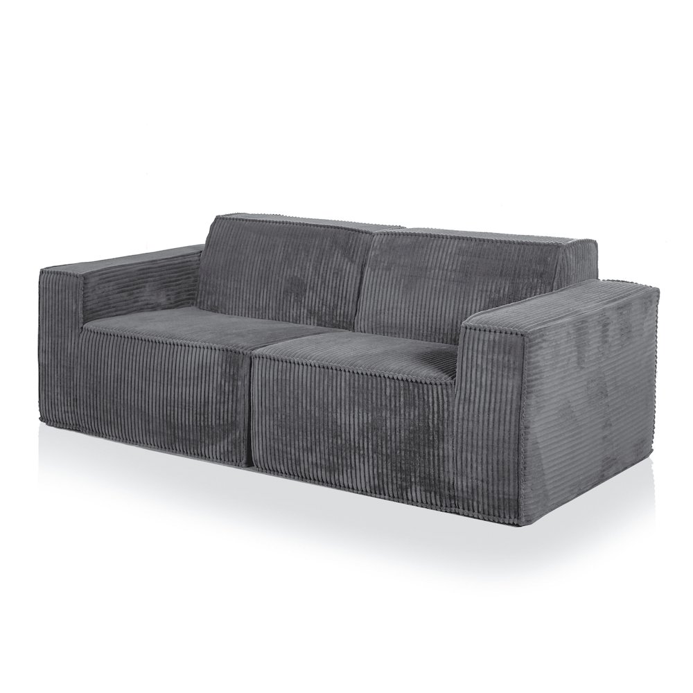 Winkler 81" Chenille High-Density Foam Modular Loveseat. Picture 1