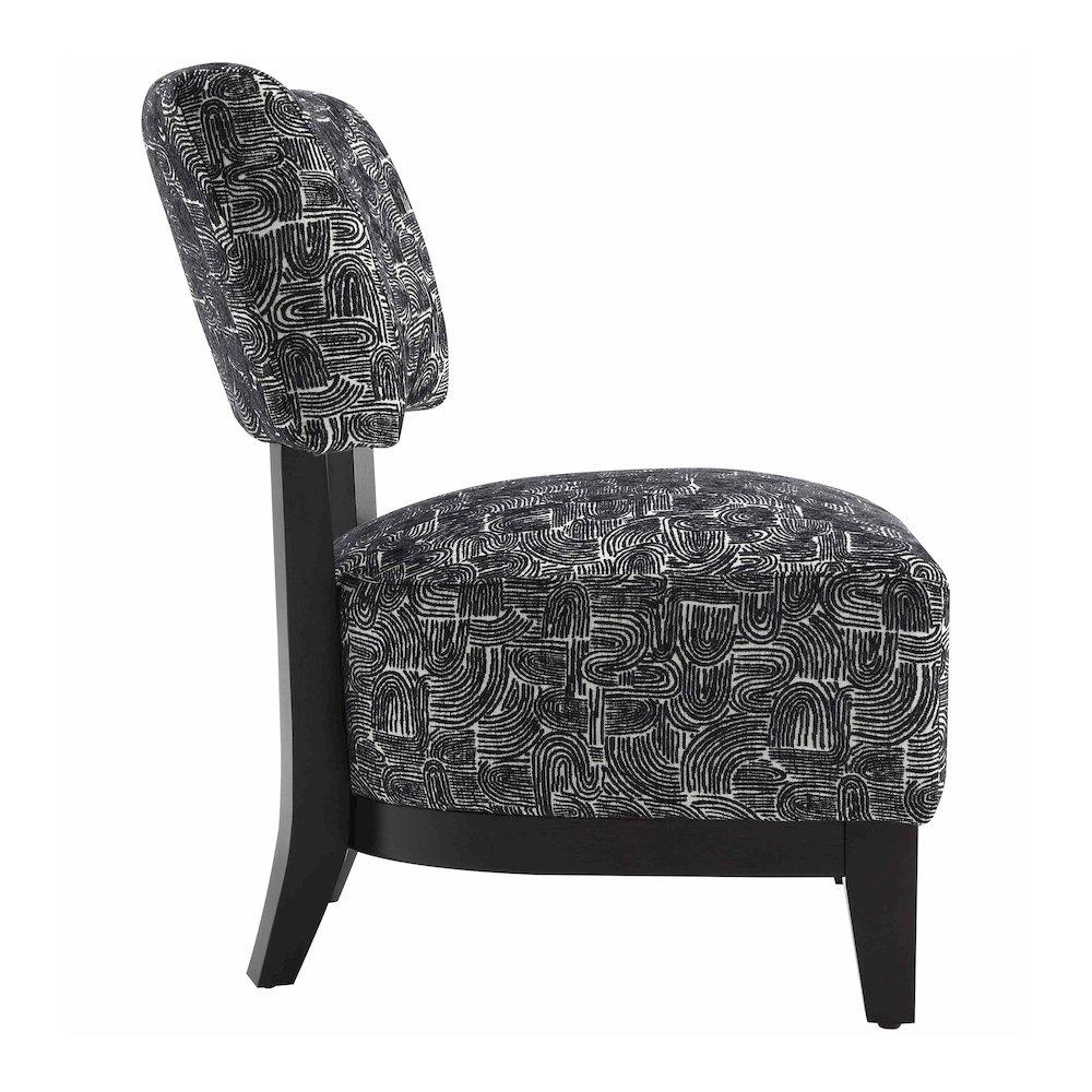 Swene Modern Fabric Accent Chair. Picture 2