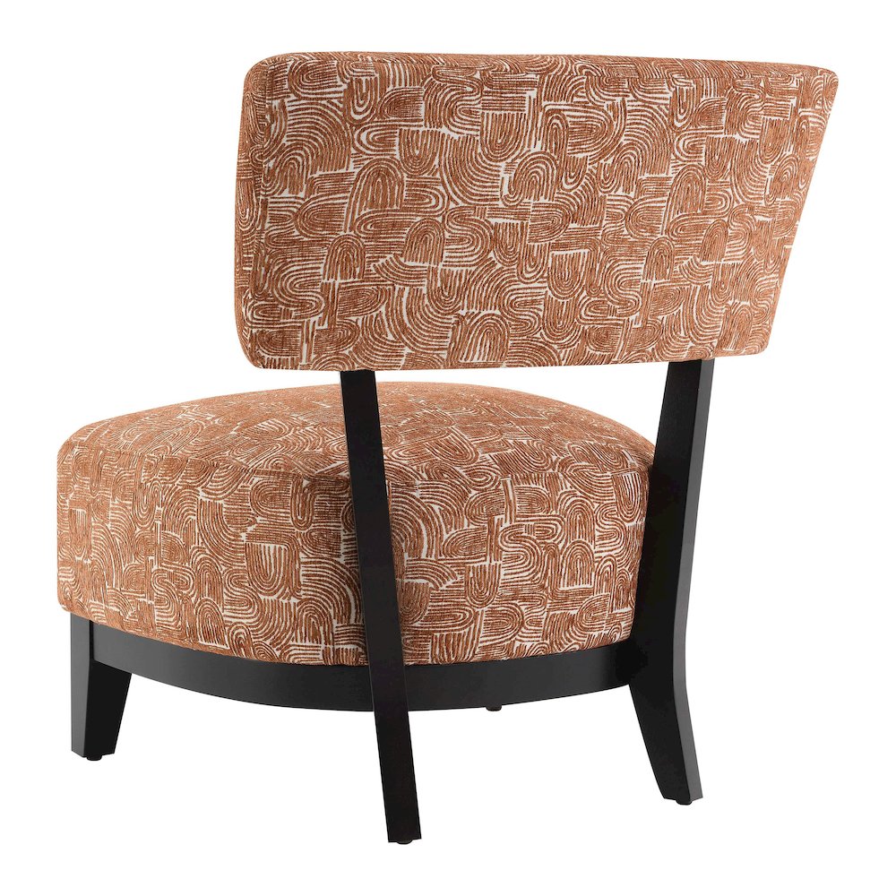 Swene Modern Fabric Accent Chair. Picture 4
