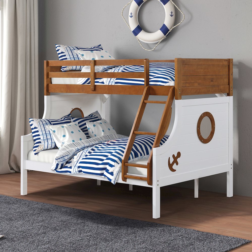 Dranden Solid Wood Twin over Full Bunk Bed. Picture 2