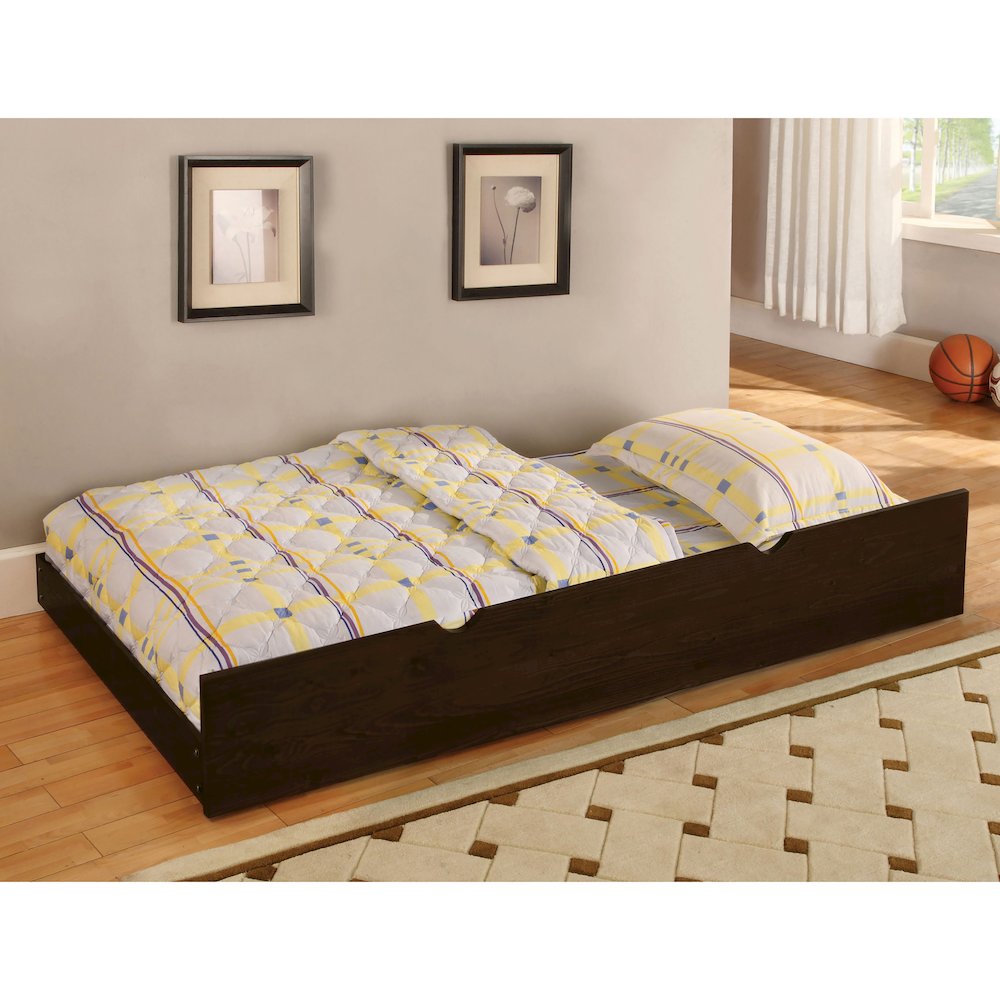 Abner Modern Wood Twin-Size Trundle. Picture 4