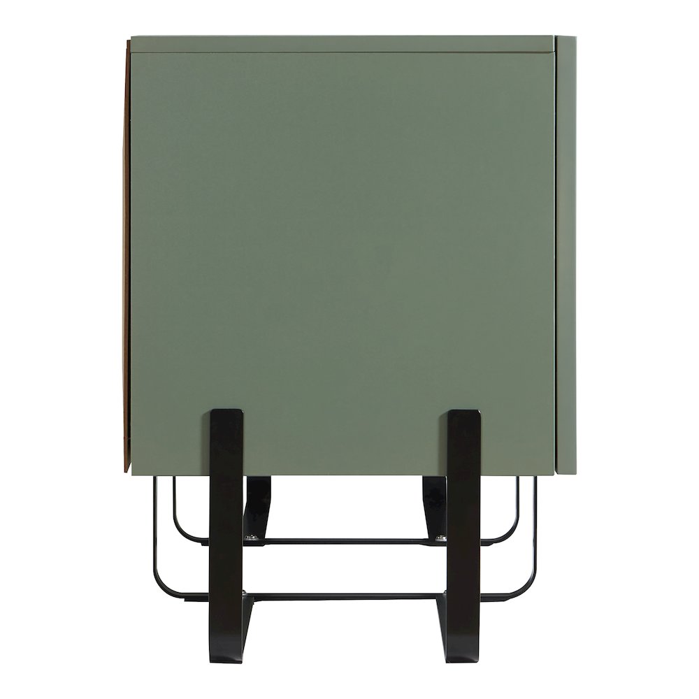Haft Modern Wood 3-Cabinet TV Stand. Picture 3