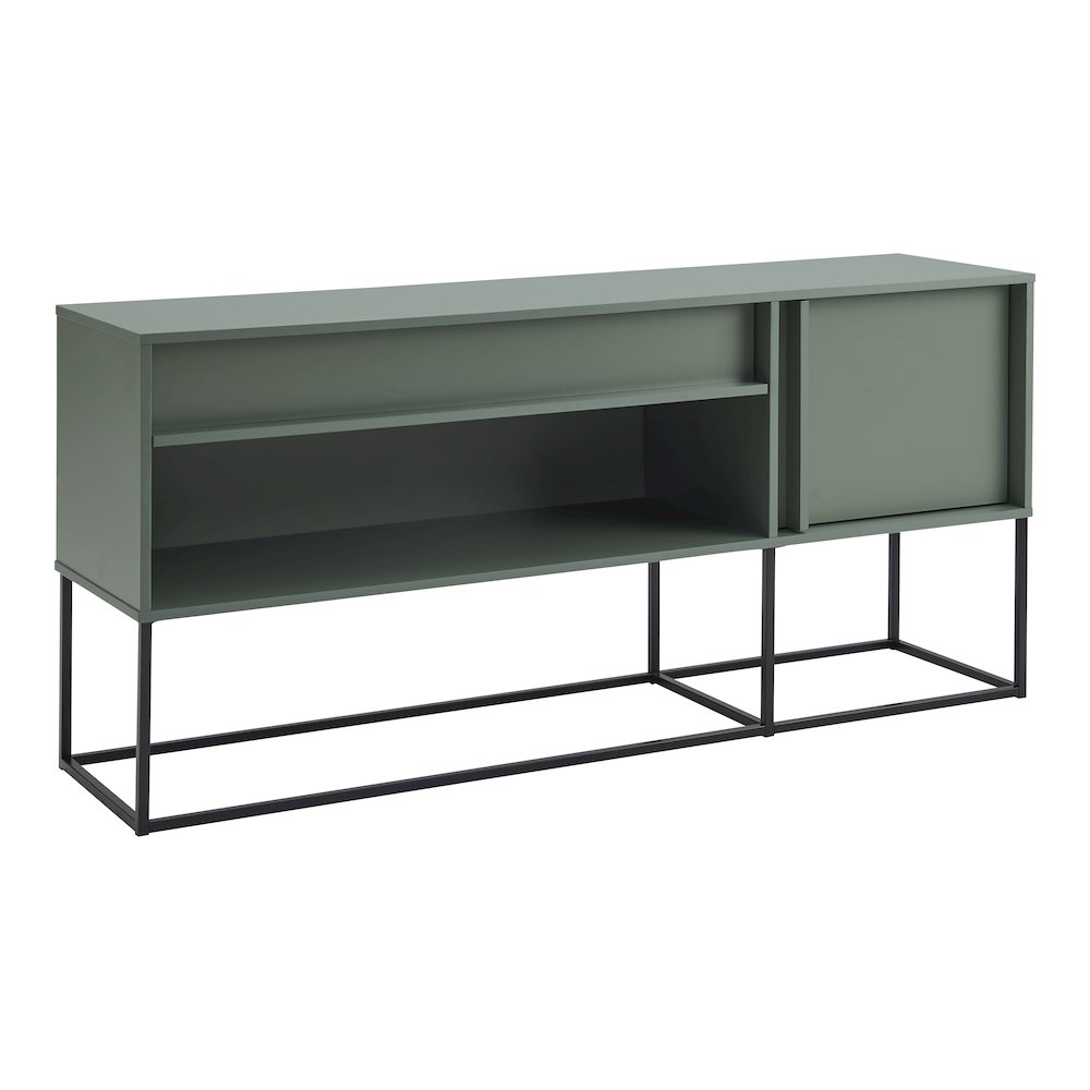 Yazda TV Stand Fits TV's up to 65 in. with LED Lights. Picture 1