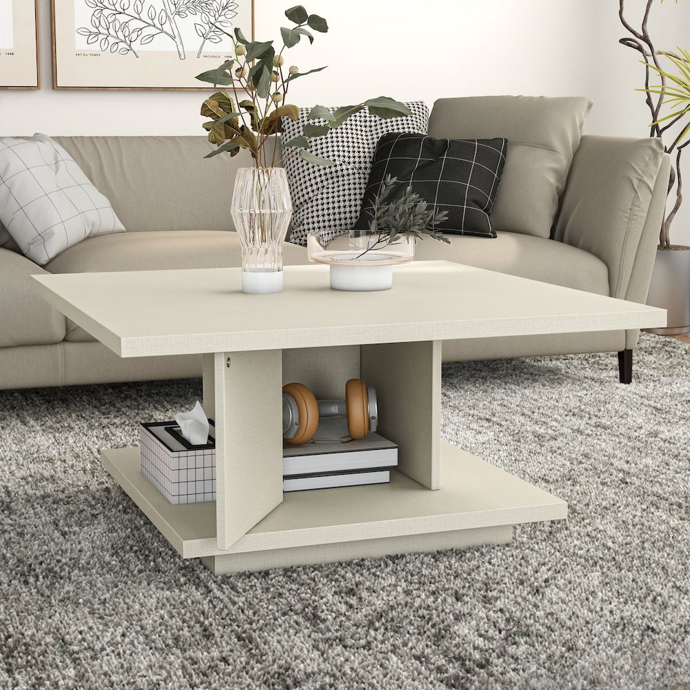 Aura Storage Wood Coffee Table. Picture 4