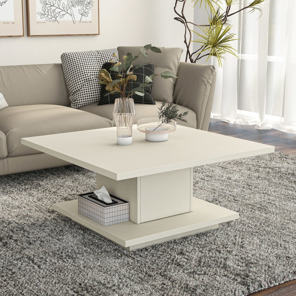 Aura Storage Wood Coffee Table. Picture 5