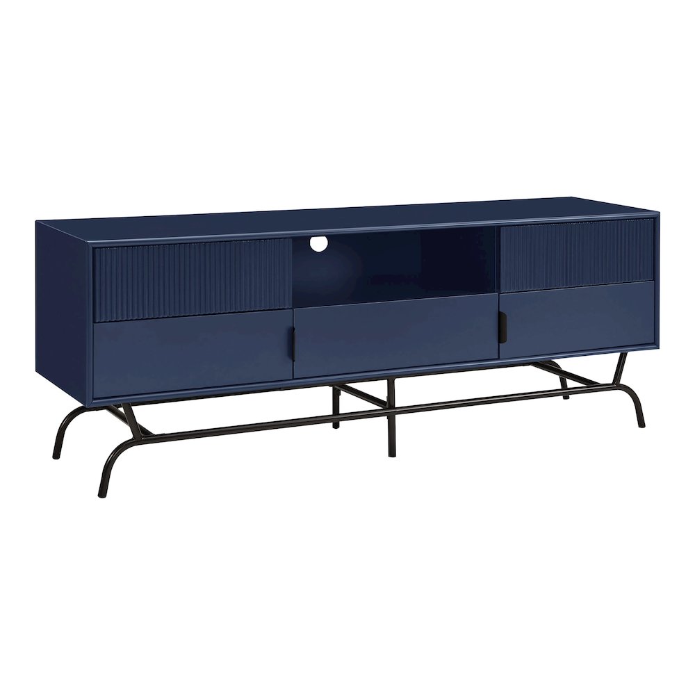 Yaztra TV Stand Fits TV's up to 65 in. with 3 Drawers. Picture 1