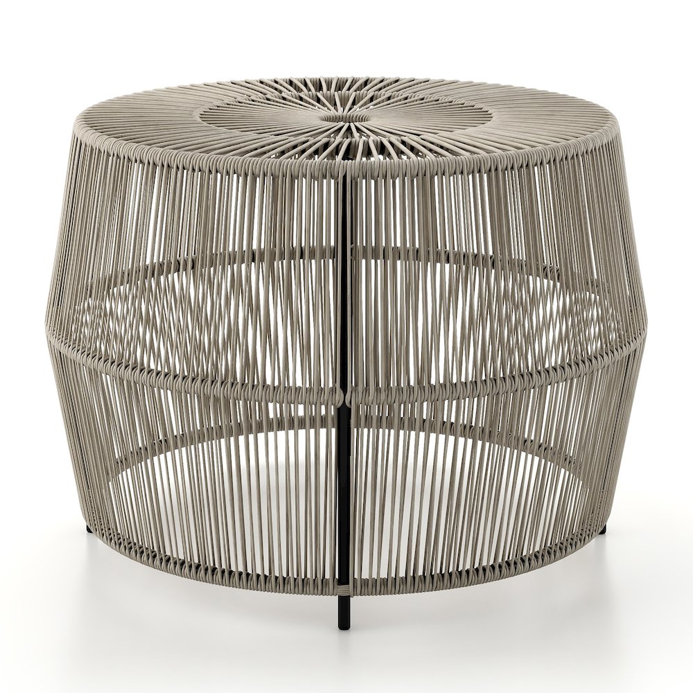 Muse & Lounge Co. Meja Wicker Round Outdoor Coffee Table. Picture 2