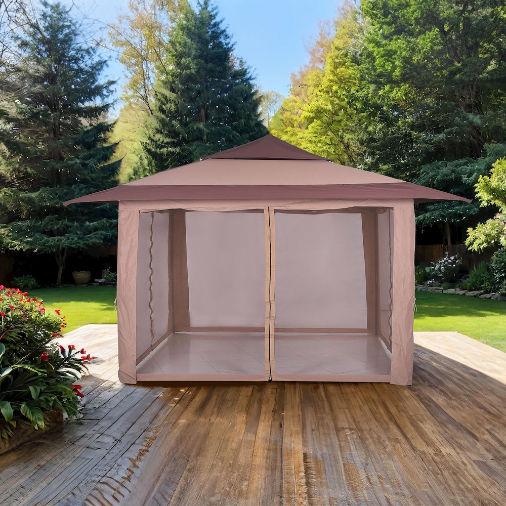 Memeb Outdoor Gazebo with Side Shade. Picture 2