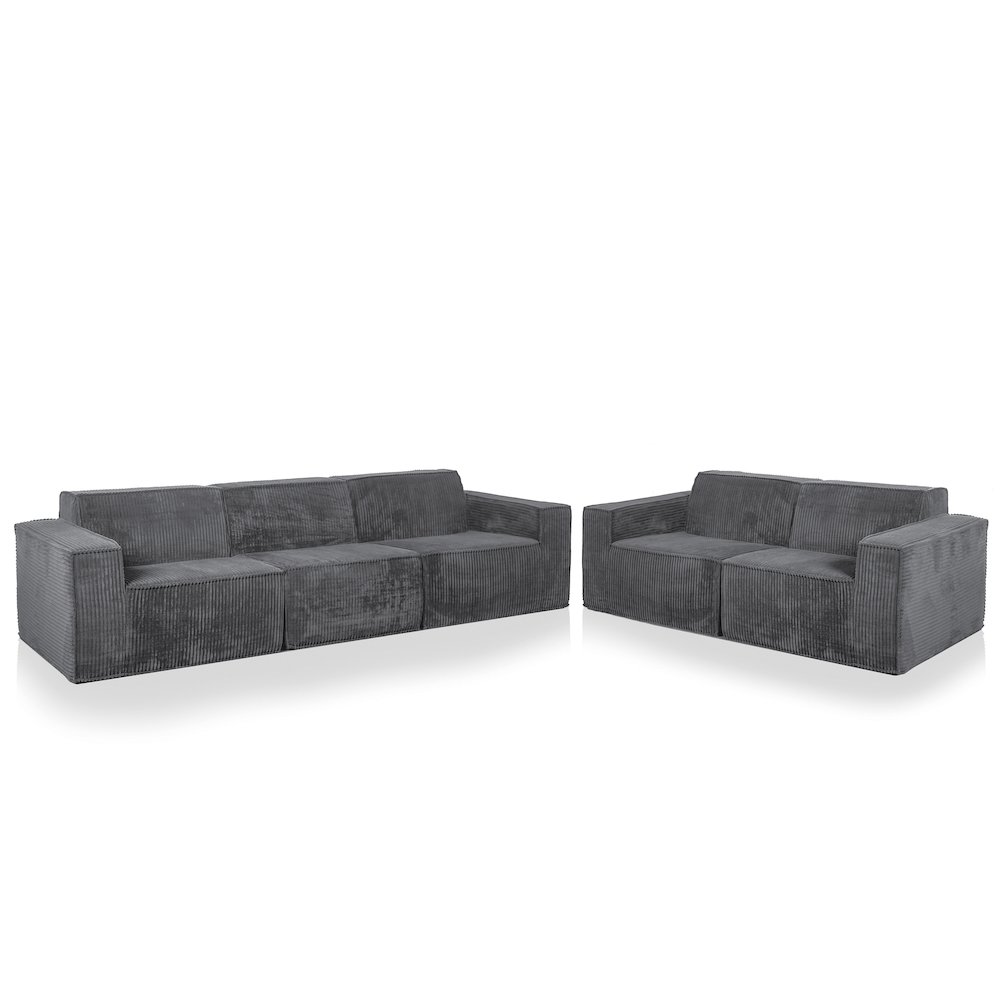 Winkler 2-Piece Chenille Modular Sofa Set. Picture 1