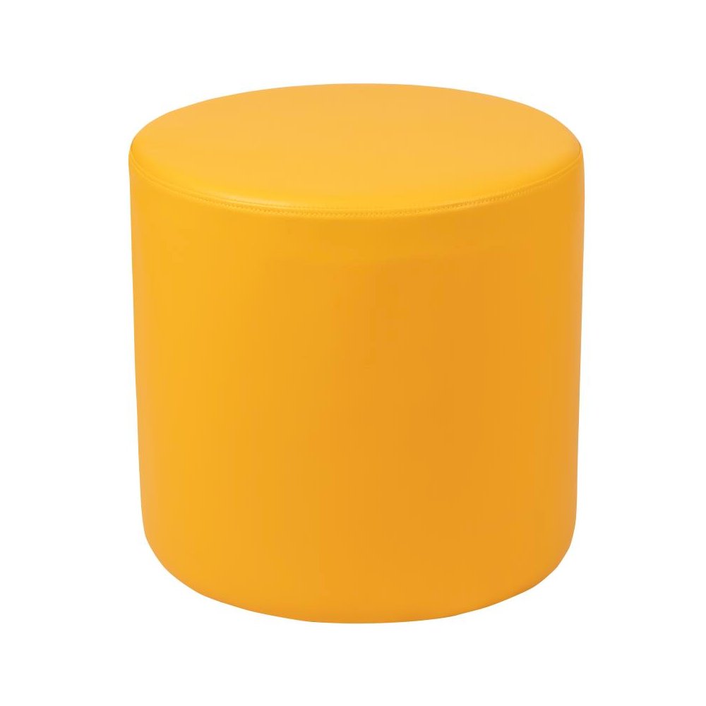 Soft Seating Flexible Circle for Classrooms and Common Spaces - 18" Seat Height (Yellow). Picture 1