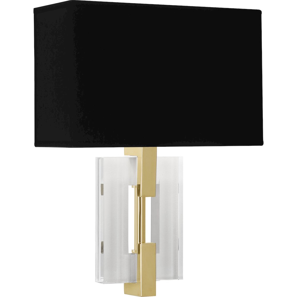 Lincoln Wall Sconce in Modern Brass Color. Picture 1