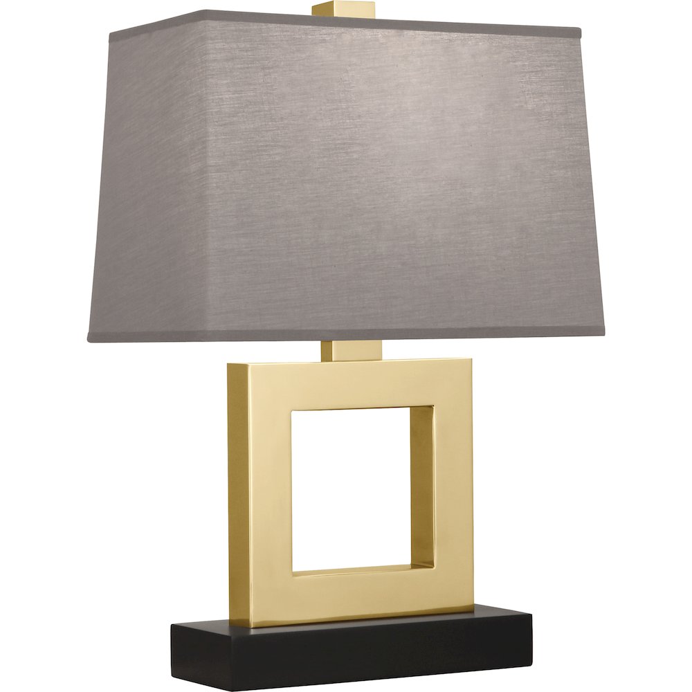 Doughnut Accent Lamp in Natural Brass Color. Picture 1
