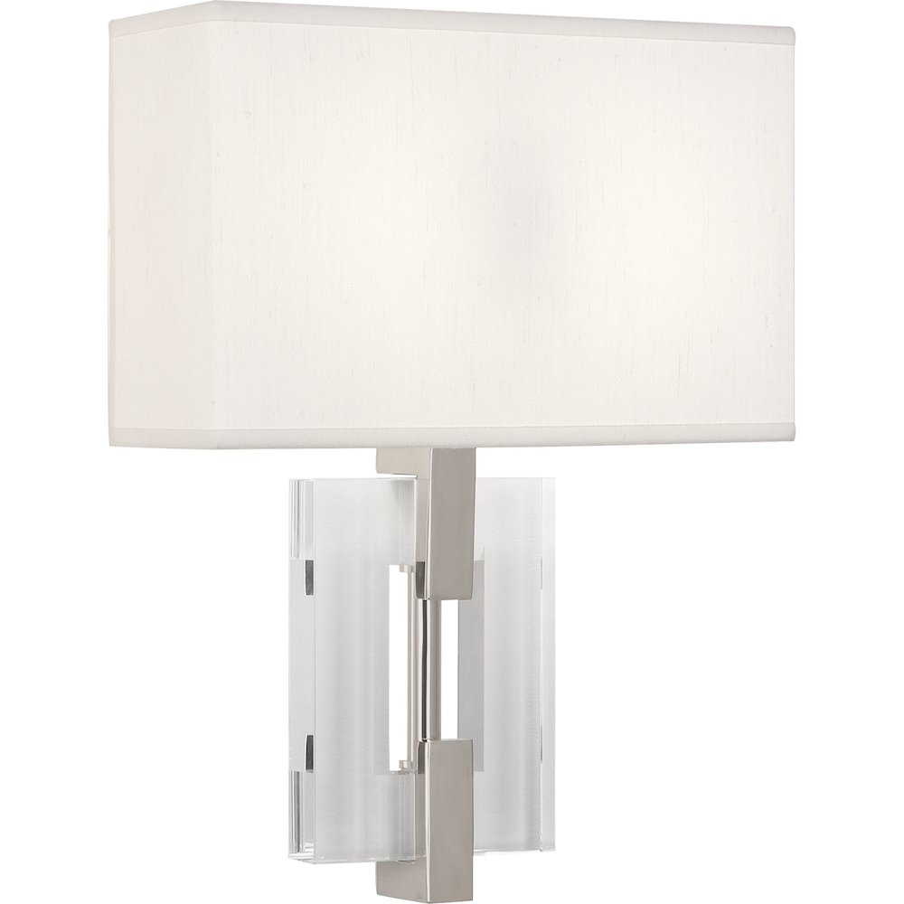 Lincoln Wall Sconce in Polished Nickel Color. Picture 1