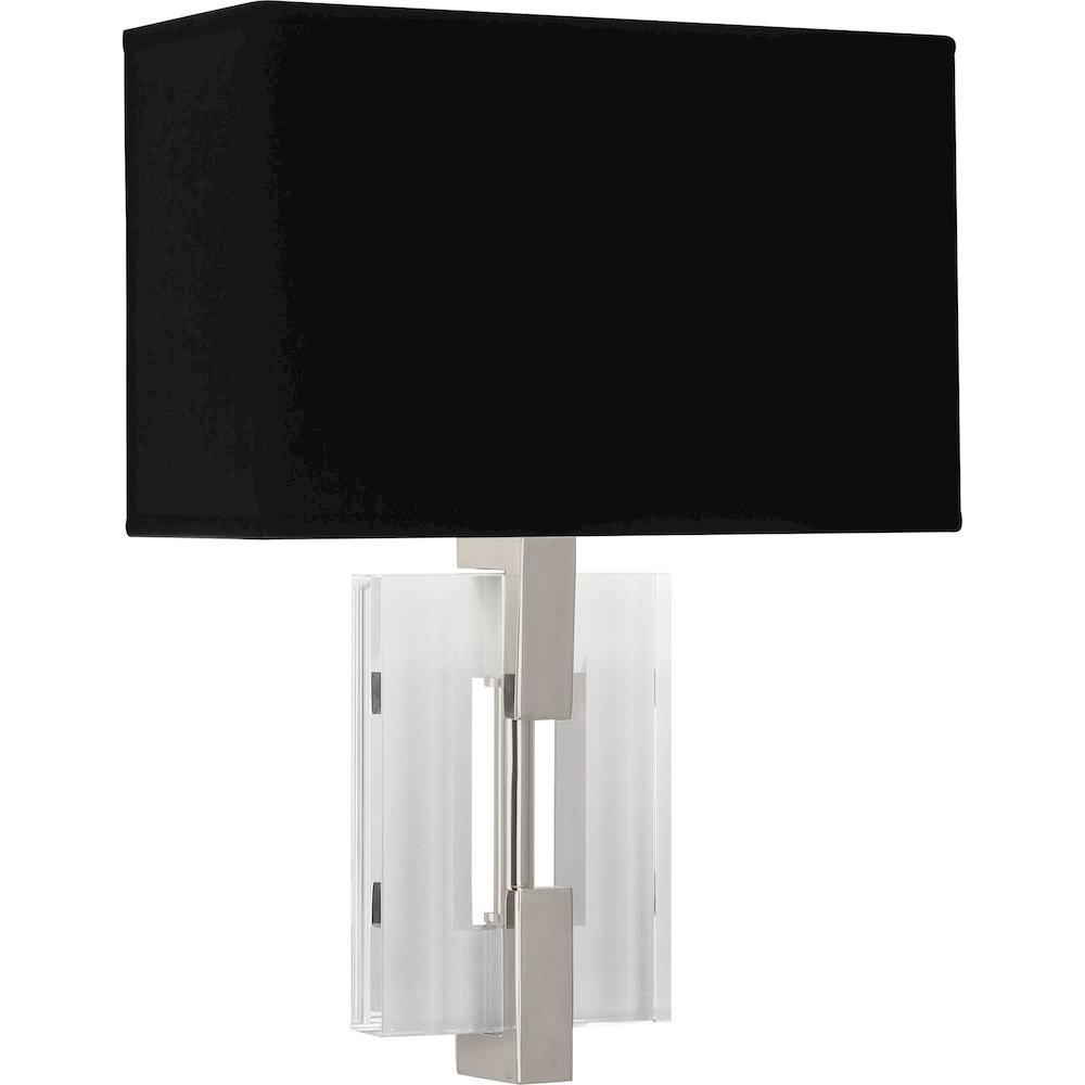 Lincoln Wall Sconce in Polished Nickel Color. Picture 1