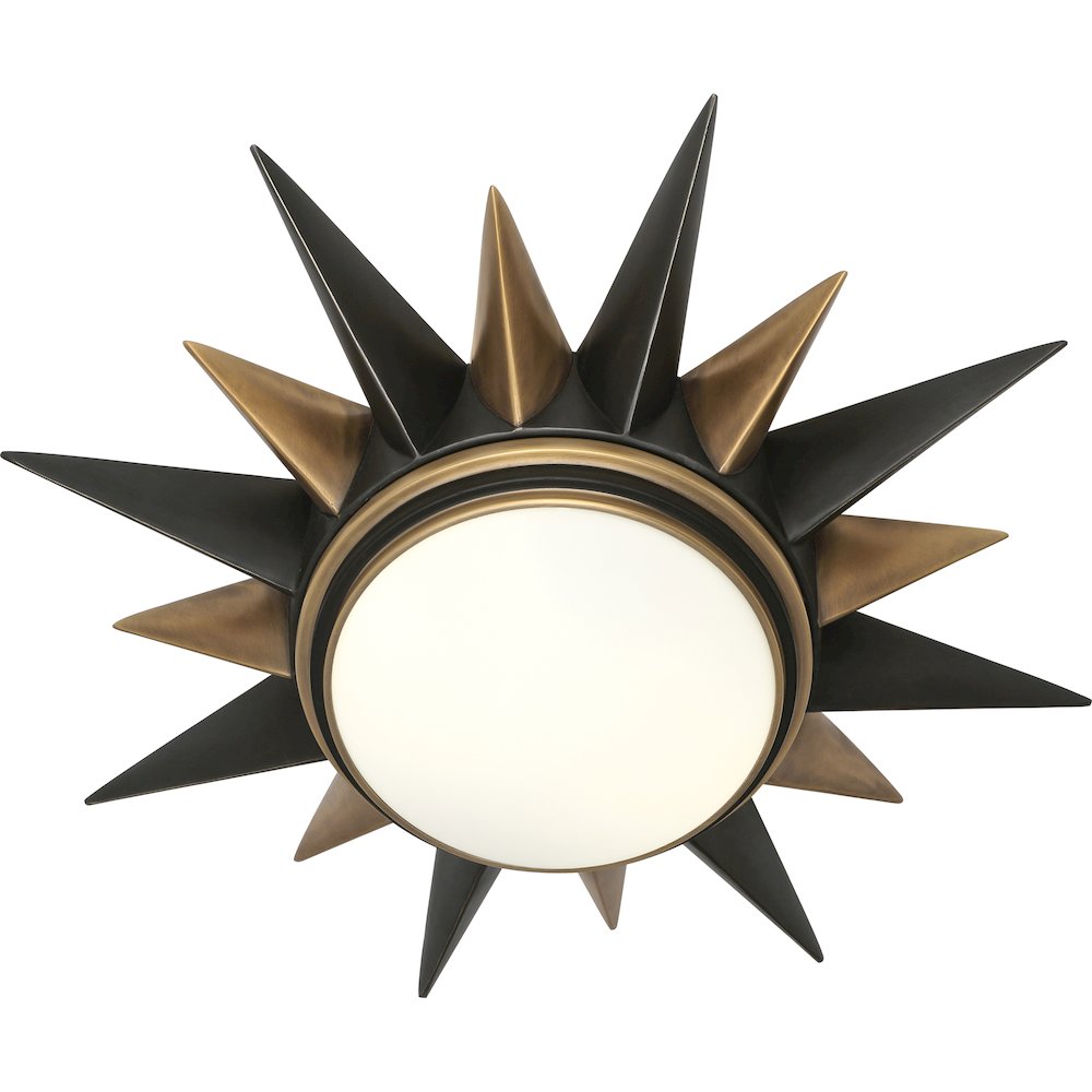 Cosmos Flushmount in Deep Patina Bronze Color. Picture 1