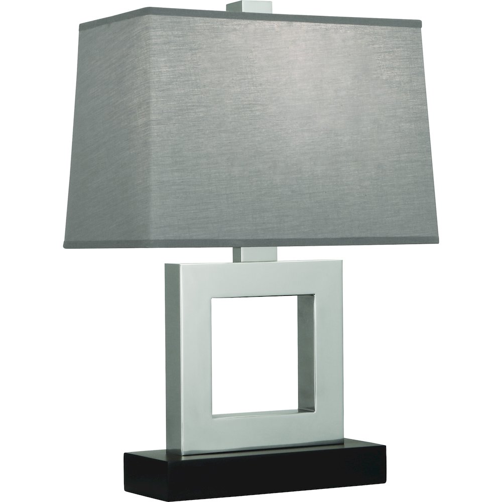 Doughnut Accent Lamp in Antique Silver Color. Picture 1