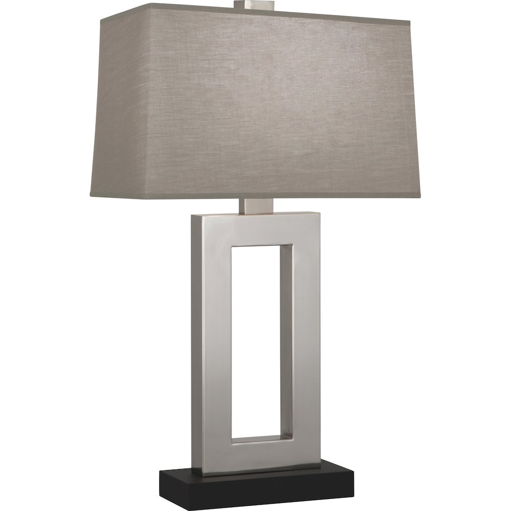 Doughnut Table Lamp in Antique Silver Color. Picture 1