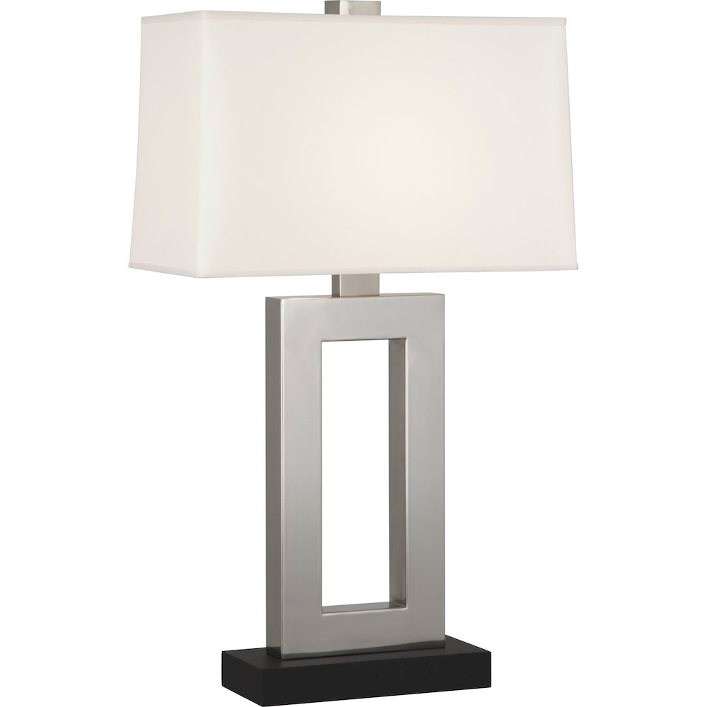 Doughnut Table Lamp in Antique Silver Color. Picture 1