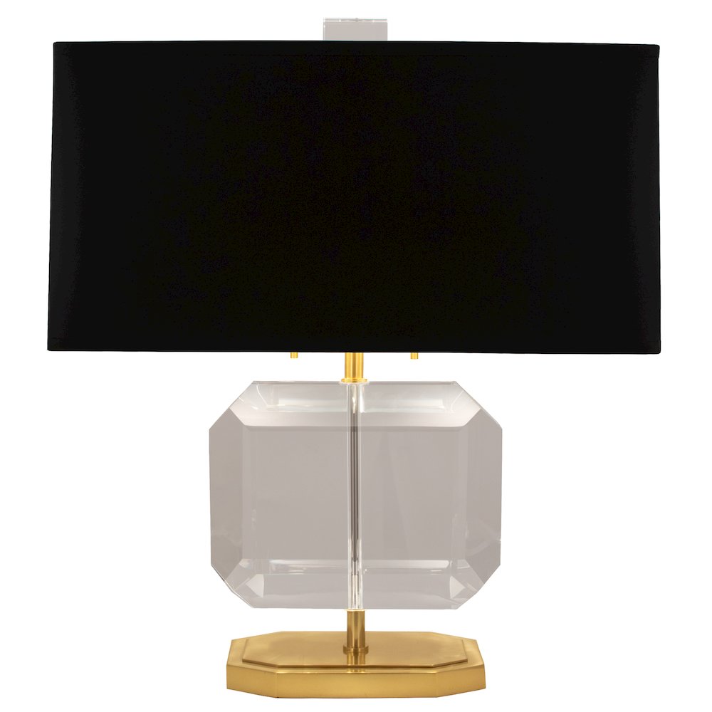 Jacqueline Accent Lamp in Modern Brass Color. Picture 1