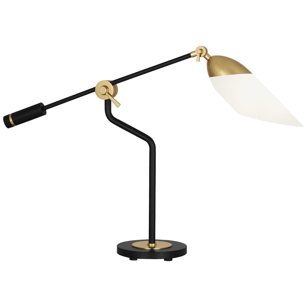 Ferdinand Table Lamp in Matte Black Painted Color. Picture 1