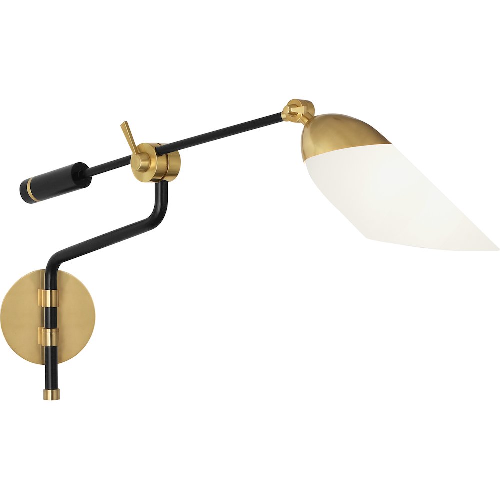 Ferdinand Wall Swinger in Matte Black Painted Color. Picture 1