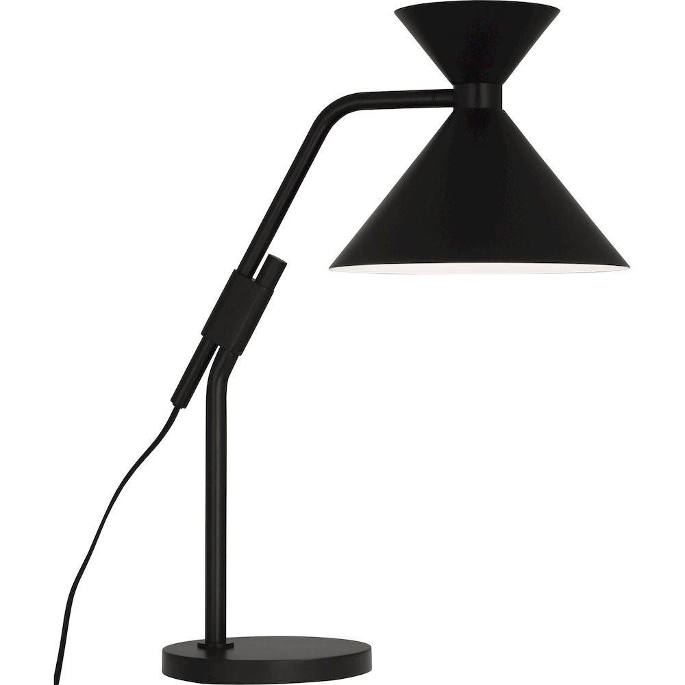 Cinch Table Lamp in Matte Black Color. Picture 1