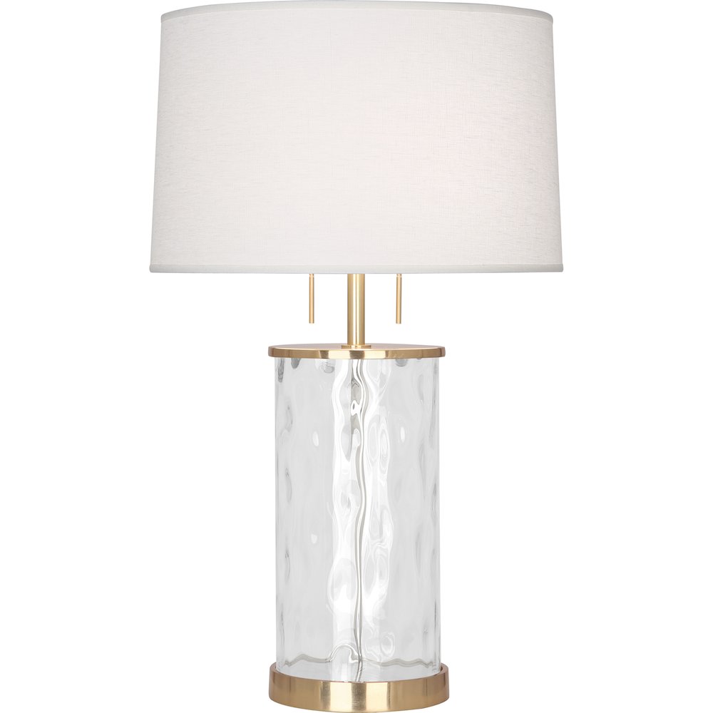 Gloria Table Lamp in Modern Brass Color. Picture 1