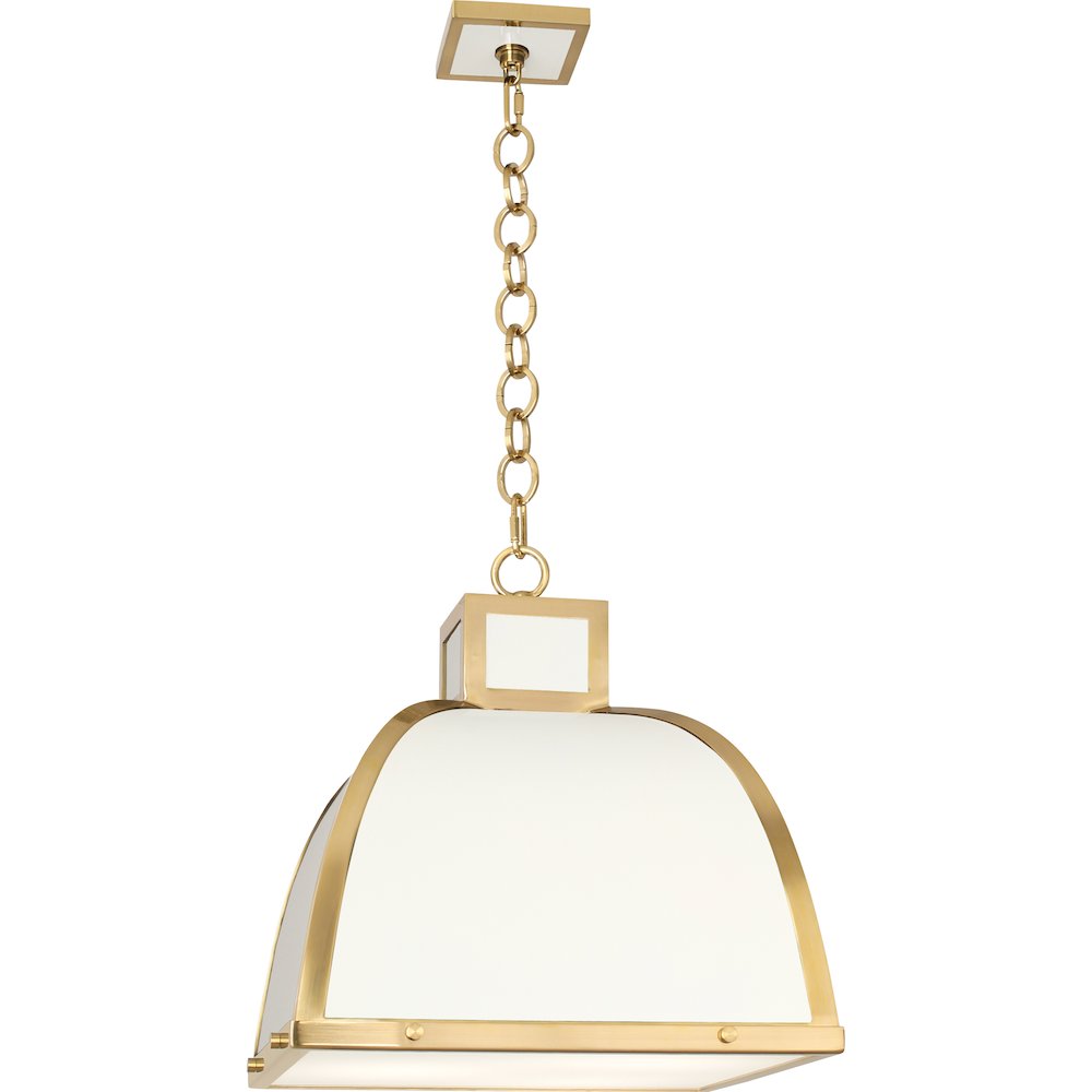 Ranger Pendant in Glossy White Painted Color. Picture 1