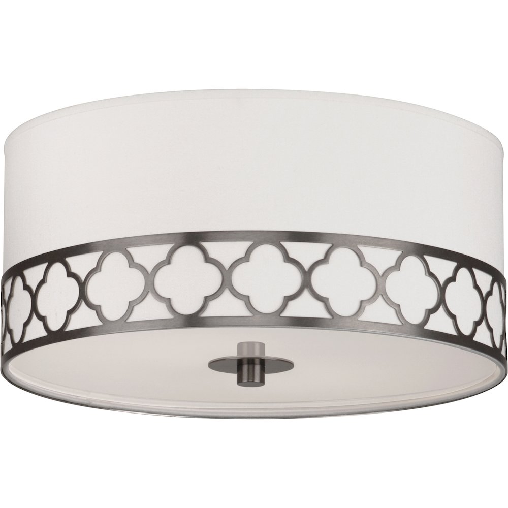 Addison Flushmount in Patina Nickel Color. Picture 1