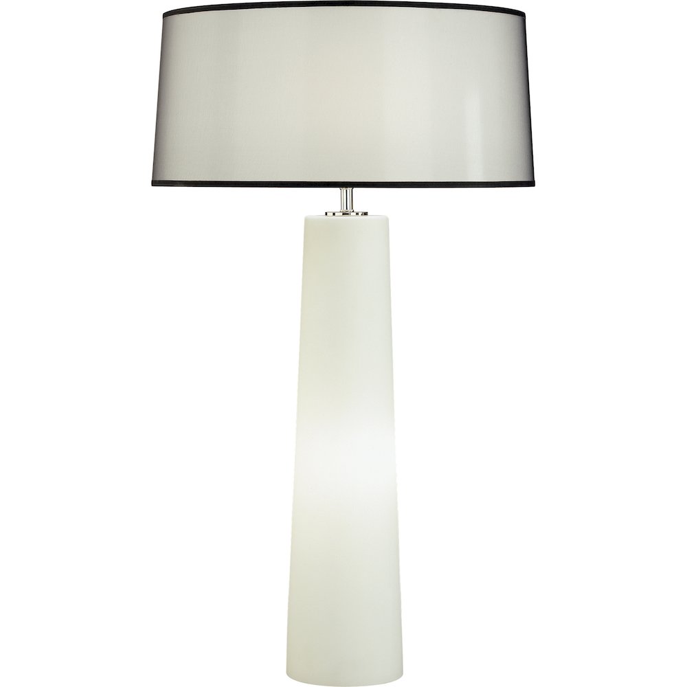 Rico Espinet Olinda Table Lamp in Frosted White Cased Glass Base Color. Picture 1