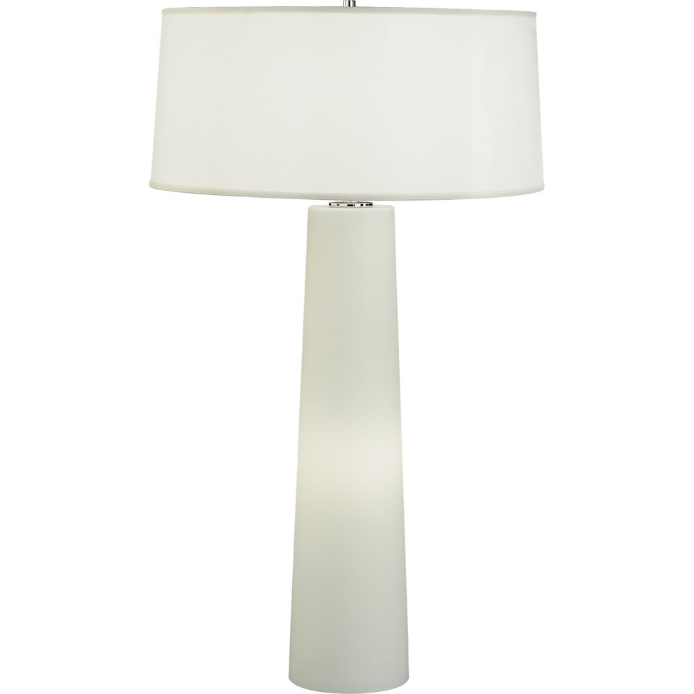 Rico Espinet Olinda Table Lamp in Frosted White Cased Glass Base Color. Picture 1