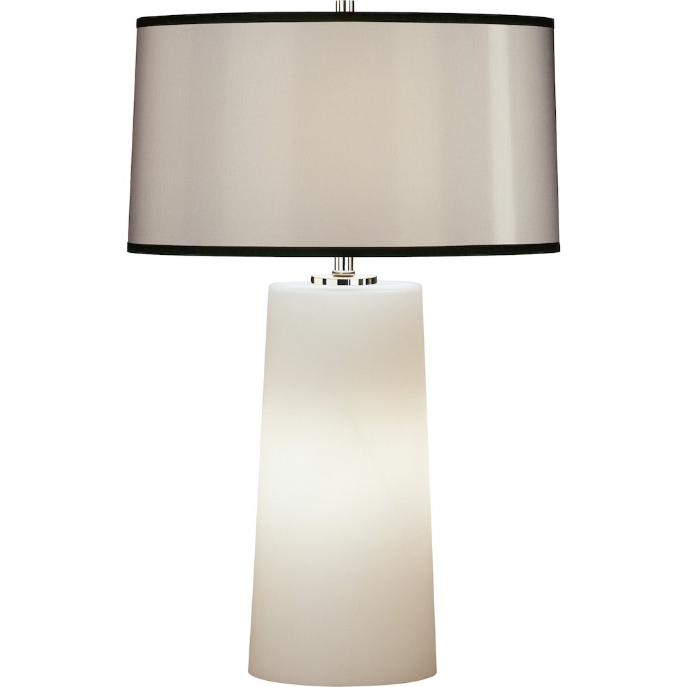Rico Espinet Olinda Accent Lamp in Frosted White Cased Glass Base Color. Picture 1